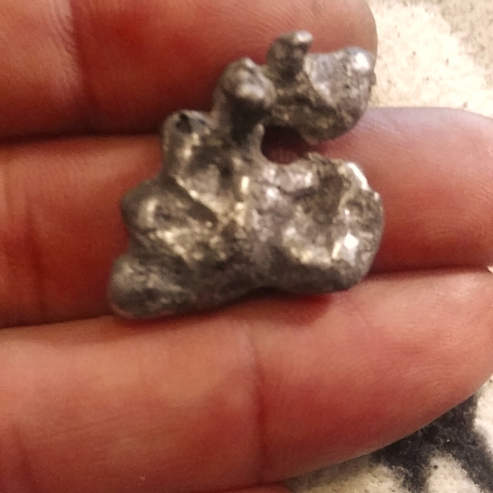 1/2 ounce 18k Gold Platinum Rhoduim Maya DEATH GOD